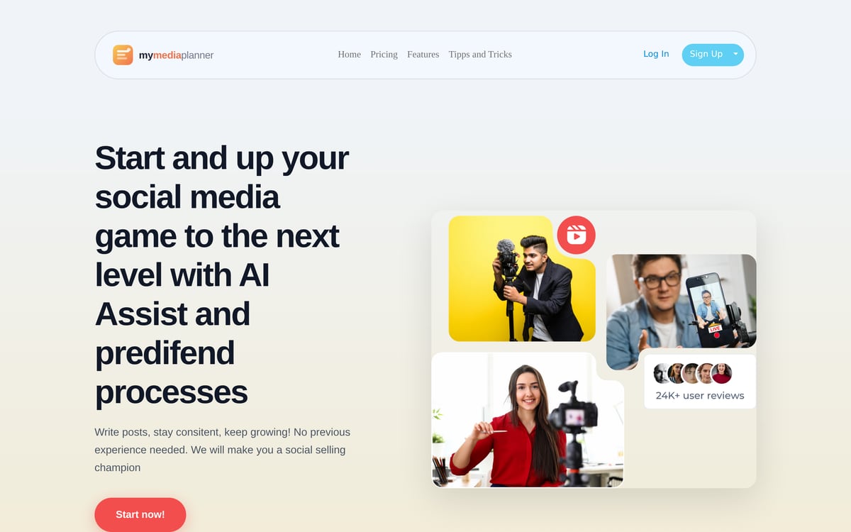 MyMediaPlanner screenshot
