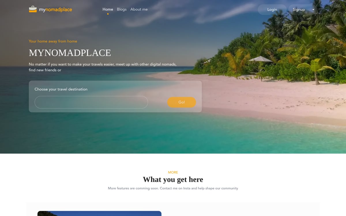 MyNomadPlace screenshot